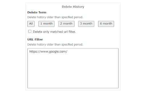 Delete History from Chrome web store to be run with OffiDocs Chromium online Delete History from Chrome web store to be run with OffiDocs Chromium online