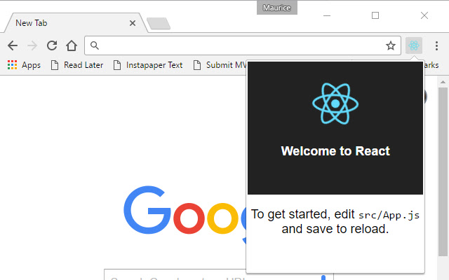 Demo React Chrome extension from Chrome web store to be run with OffiDocs Chromium online Demo React Chrome extension from Chrome web store to be run with OffiDocs Chromium online