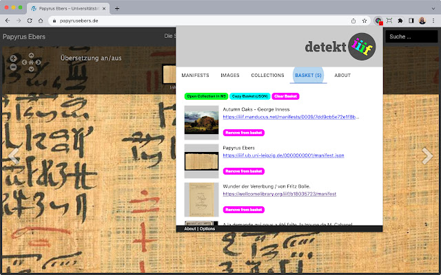 detektIIIF2 from Chrome web store to be run with OffiDocs Chromium online detektIIIF2 from Chrome web store to be run with OffiDocs Chromium online