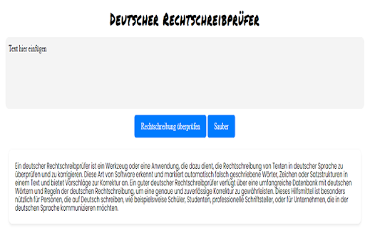 Deutscher Rechtschreibprüfer from Chrome web store to be run with OffiDocs Chromium online Deutscher Rechtschreibprüfer from Chrome web store to be run with OffiDocs Chromium online