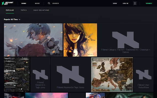 DeviantArt Filter from Chrome web store to be run with OffiDocs Chromium online DeviantArt Filter from Chrome web store to be run with OffiDocs Chromium online