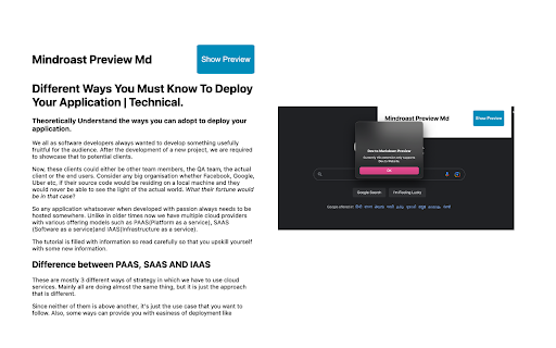 Dev.to Markdown Preview from Chrome web store to be run with OffiDocs Chromium online Dev.to Markdown Preview from Chrome web store to be run with OffiDocs Chromium online