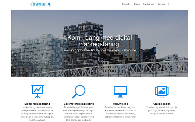 Digitalt markedsføringsbyrå Ipsum Digital from Chrome web store to be run with OffiDocs Chromium online Digitalt markedsføringsbyrå Ipsum Digital from Chrome web store to be run with OffiDocs Chromium online