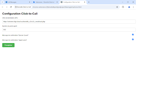 Doctolib Click to Call from Chrome web store to be run with OffiDocs Chromium online Doctolib Click to Call from Chrome web store to be run with OffiDocs Chromium online