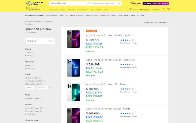Dolarizar MercadoLibre from Chrome web store to be run with OffiDocs Chromium online Dolarizar MercadoLibre from Chrome web store to be run with OffiDocs Chromium online