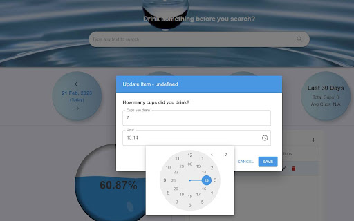 Drinking Well from Chrome web store to be run with OffiDocs Chromium online Drinking Well from Chrome web store to be run with OffiDocs Chromium online