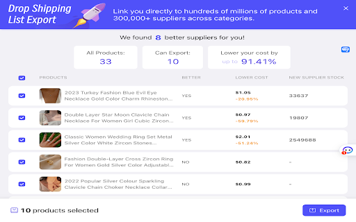 Dropshipping listing exporter from Chrome web store to be run with OffiDocs Chromium online Dropshipping listing exporter from Chrome web store to be run with OffiDocs Chromium online