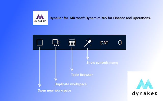 dynaBar D365FO from Chrome web store to be run with OffiDocs Chromium online dynaBar D365FO from Chrome web store to be run with OffiDocs Chromium online