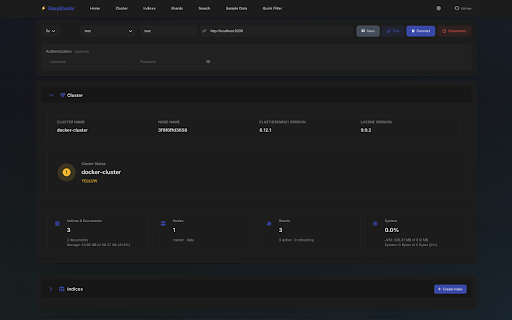 EasyElastic Elasticsearch UI from Chrome web store to be run with OffiDocs Chromium online EasyElastic Elasticsearch UI from Chrome web store to be run with OffiDocs Chromium online