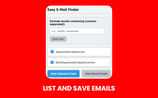 Easy E Mail Finder from Chrome web store to be run with OffiDocs Chromium online Easy E Mail Finder from Chrome web store to be run with OffiDocs Chromium online
