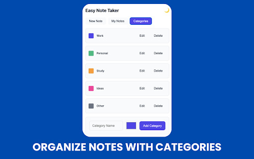 Easy Note Taker from Chrome web store to be run with OffiDocs Chromium online Easy Note Taker from Chrome web store to be run with OffiDocs Chromium online
