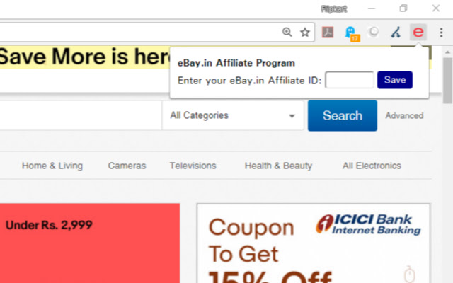 eBay.in Affiliate Link Generator from Chrome web store to be run with OffiDocs Chromium online eBay.in Affiliate Link Generator from Chrome web store to be run with OffiDocs Chromium online