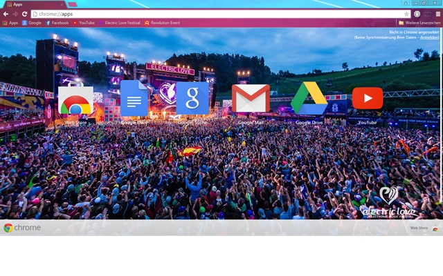 Electric Love Festival Theme 1 from Chrome web store to be run with OffiDocs Chromium online Electric Love Festival Theme 1 from Chrome web store to be run with OffiDocs Chromium online