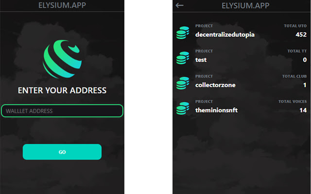 Elysium Wallet from Chrome web store to be run with OffiDocs Chromium online Elysium Wallet from Chrome web store to be run with OffiDocs Chromium online