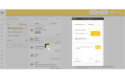 Emitrr SMS from Chrome web store to be run with OffiDocs Chromium online Emitrr SMS from Chrome web store to be run with OffiDocs Chromium online