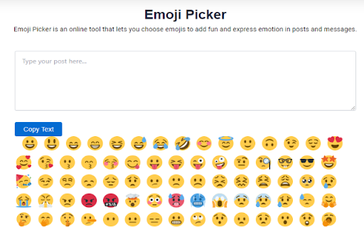 Emoji Keyboard And Emoji Picker from Chrome web store to be run with OffiDocs Chromium online Emoji Keyboard And Emoji Picker from Chrome web store to be run with OffiDocs Chromium online