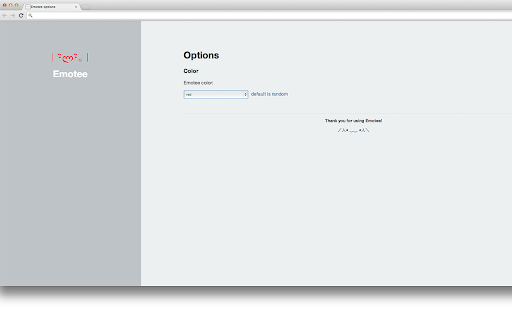 Emotee from Chrome web store to be run with OffiDocs Chromium online Emotee from Chrome web store to be run with OffiDocs Chromium online