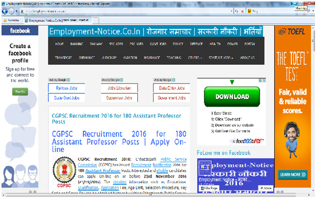 EMPLOYMENT NOTICE.CO.IN from Chrome web store to be run with OffiDocs Chromium online EMPLOYMENT NOTICE.CO.IN from Chrome web store to be run with OffiDocs Chromium online