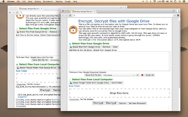 Encrypt, Decrypt files with Drive from Chrome web store to be run with OffiDocs Chromium online Encrypt, Decrypt files with Drive from Chrome web store to be run with OffiDocs Chromium online
