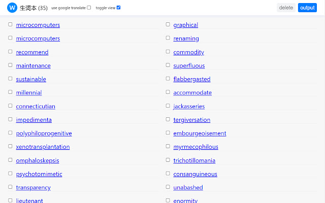 英语生词本(English Vocabulary Book) from Chrome web store to be run with OffiDocs Chromium online 英语生词本(English Vocabulary Book) from Chrome web store to be run with OffiDocs Chromium online