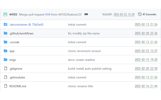 Enhance GitHub Timestamps from Chrome web store to be run with OffiDocs Chromium online Enhance GitHub Timestamps from Chrome web store to be run with OffiDocs Chromium online