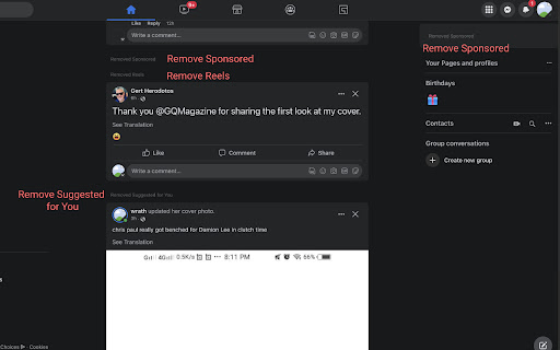 ESUIT | AD Blocker for Facebook™ from Chrome web store to be run with OffiDocs Chromium online ESUIT | AD Blocker for Facebook™ from Chrome web store to be run with OffiDocs Chromium online