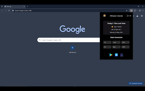 Ethiopian Calendar from Chrome web store to be run with OffiDocs Chromium online Ethiopian Calendar from Chrome web store to be run with OffiDocs Chromium online