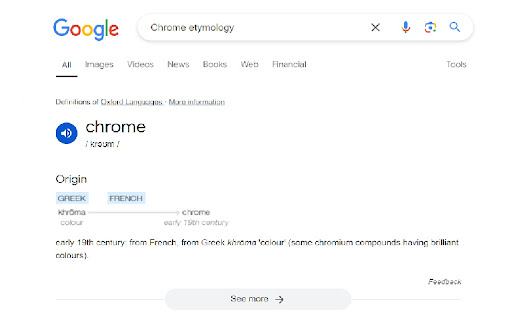 Etymology Finder from Chrome web store to be run with OffiDocs Chromium online Etymology Finder from Chrome web store to be run with OffiDocs Chromium online
