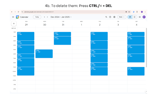 Event Multiselect for Google Calendar from Chrome web store to be run with OffiDocs Chromium online Event Multiselect for Google Calendar from Chrome web store to be run with OffiDocs Chromium online