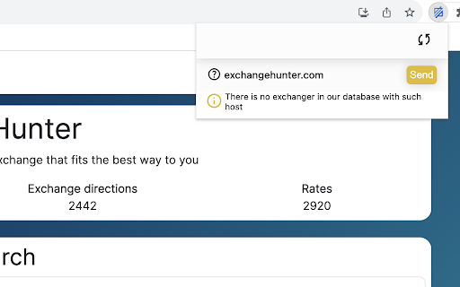 Exchange Hunter helper from Chrome web store to be run with OffiDocs Chromium online Exchange Hunter helper from Chrome web store to be run with OffiDocs Chromium online