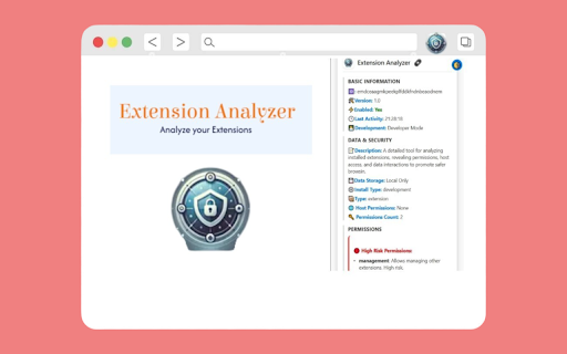 Extension Analyzer from Chrome web store to be run with OffiDocs Chromium online Extension Analyzer from Chrome web store to be run with OffiDocs Chromium online
