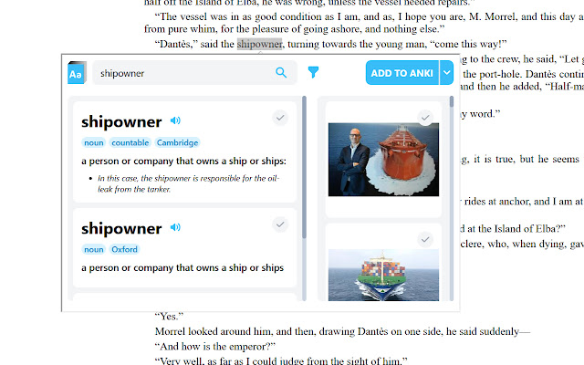 Extraordictionary from Chrome web store to be run with OffiDocs Chromium online Extraordictionary from Chrome web store to be run with OffiDocs Chromium online