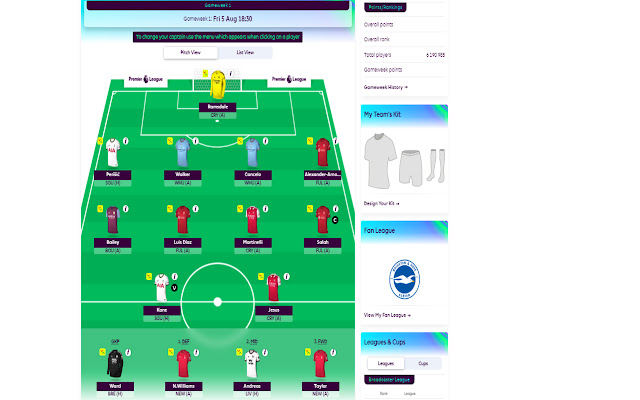 Fantasy Premier League 22/23 Enable Away Kits from Chrome web store to be run with OffiDocs Chromium online Fantasy Premier League 22/23 Enable Away Kits from Chrome web store to be run with OffiDocs Chromium online