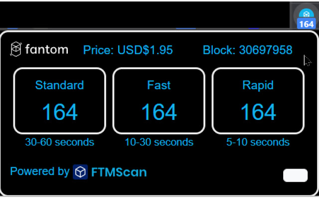 Fantom Gas Price Extension from Chrome web store to be run with OffiDocs Chromium online Fantom Gas Price Extension from Chrome web store to be run with OffiDocs Chromium online
