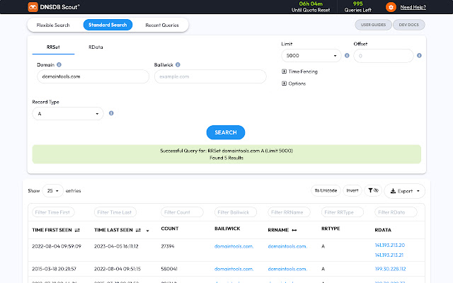 Farsight DNSDB Scout® from Chrome web store to be run with OffiDocs Chromium online Farsight DNSDB Scout® from Chrome web store to be run with OffiDocs Chromium online
