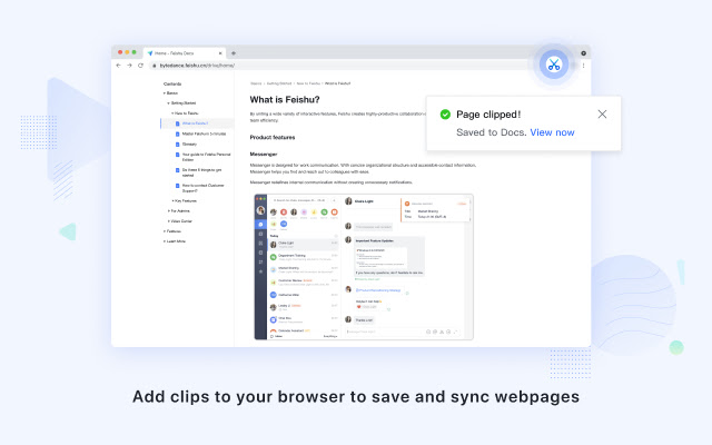 Feishu Clip from Chrome web store to be run with OffiDocs Chromium online Feishu Clip from Chrome web store to be run with OffiDocs Chromium online