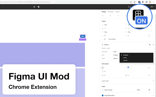 Figma UI Mod from Chrome web store to be run with OffiDocs Chromium online Figma UI Mod from Chrome web store to be run with OffiDocs Chromium online