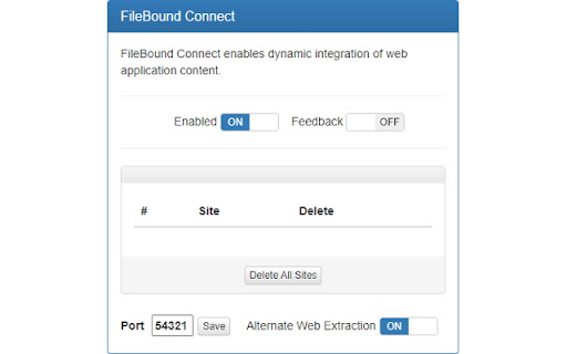 FileBound Connect from Chrome web store to be run with OffiDocs Chromium online FileBound Connect from Chrome web store to be run with OffiDocs Chromium online