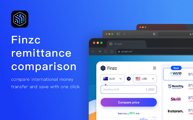 Finzc Remittance Comparison from Chrome web store to be run with OffiDocs Chromium online Finzc Remittance Comparison from Chrome web store to be run with OffiDocs Chromium online