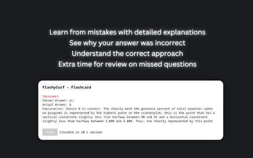 FlashySurf Flash Cards for Passive SAT Learning from Chrome web store to be run with OffiDocs Chromium online FlashySurf Flash Cards for Passive SAT Learning from Chrome web store to be run with OffiDocs Chromium online