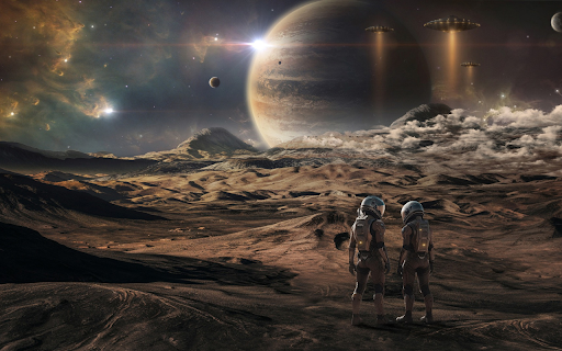 Flying saucers and astronauts from Chrome web store to be run with OffiDocs Chromium online Flying saucers and astronauts from Chrome web store to be run with OffiDocs Chromium online