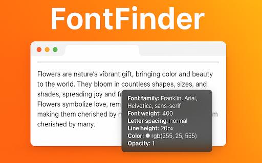 FontFinder from Chrome web store to be run with OffiDocs Chromium online FontFinder from Chrome web store to be run with OffiDocs Chromium online