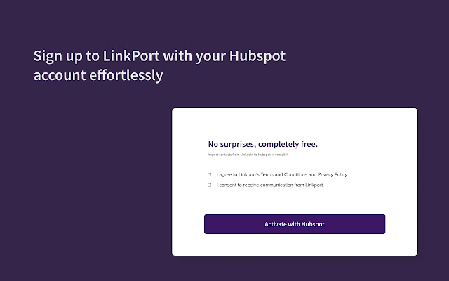 Free LinkedIn to Hubspot importer from Chrome web store to be run with OffiDocs Chromium online Free LinkedIn to Hubspot importer from Chrome web store to be run with OffiDocs Chromium online