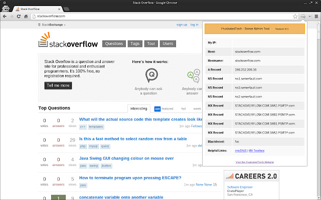 FrustratedTech Server Admin Tool from Chrome web store to be run with OffiDocs Chromium online FrustratedTech Server Admin Tool from Chrome web store to be run with OffiDocs Chromium online