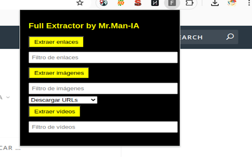 Full Extractor by Mr.Man IA from Chrome web store to be run with OffiDocs Chromium online Full Extractor by Mr.Man IA from Chrome web store to be run with OffiDocs Chromium online