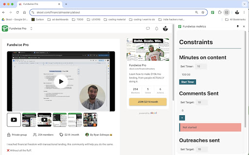 Fundwise metrics from Chrome web store to be run with OffiDocs Chromium online Fundwise metrics from Chrome web store to be run with OffiDocs Chromium online