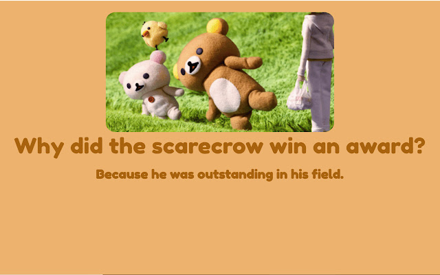 Fun Puns with Kuma from Chrome web store to be run with OffiDocs Chromium online Fun Puns with Kuma from Chrome web store to be run with OffiDocs Chromium online