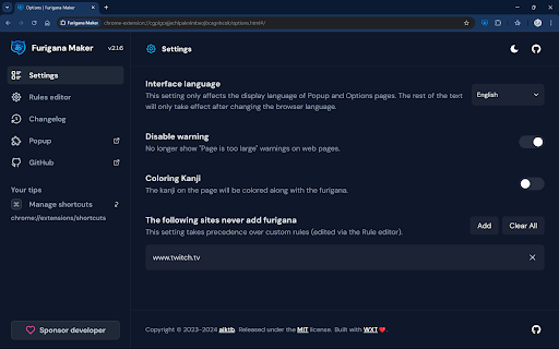 Furigana Maker from Chrome web store to be run with OffiDocs Chromium online Furigana Maker from Chrome web store to be run with OffiDocs Chromium online