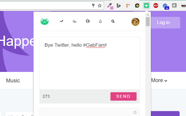 Gab.ai from Chrome web store to be run with OffiDocs Chromium online Gab.ai from Chrome web store to be run with OffiDocs Chromium online