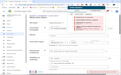 GAM Campaign Validator from Chrome web store to be run with OffiDocs Chromium online GAM Campaign Validator from Chrome web store to be run with OffiDocs Chromium online